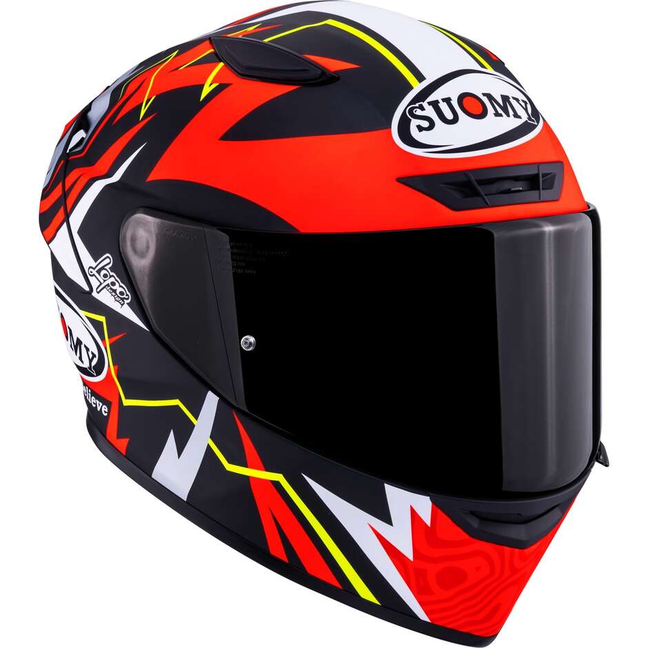 Suomy TRACK-1 SAM LOWES REPL.2025 Full Face Motorcycle Helmet Matte Red