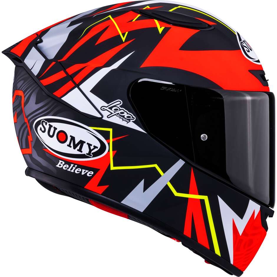 Suomy TRACK-1 SAM LOWES REPL.2025 Full Face Motorcycle Helmet Matte Red