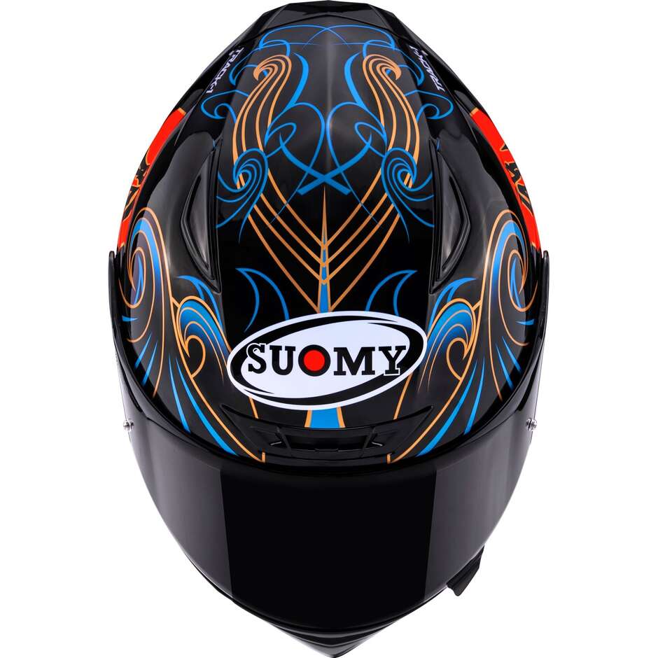 Suomy TRACK-1 WAVES Integralhelm Motorrad Schwarz