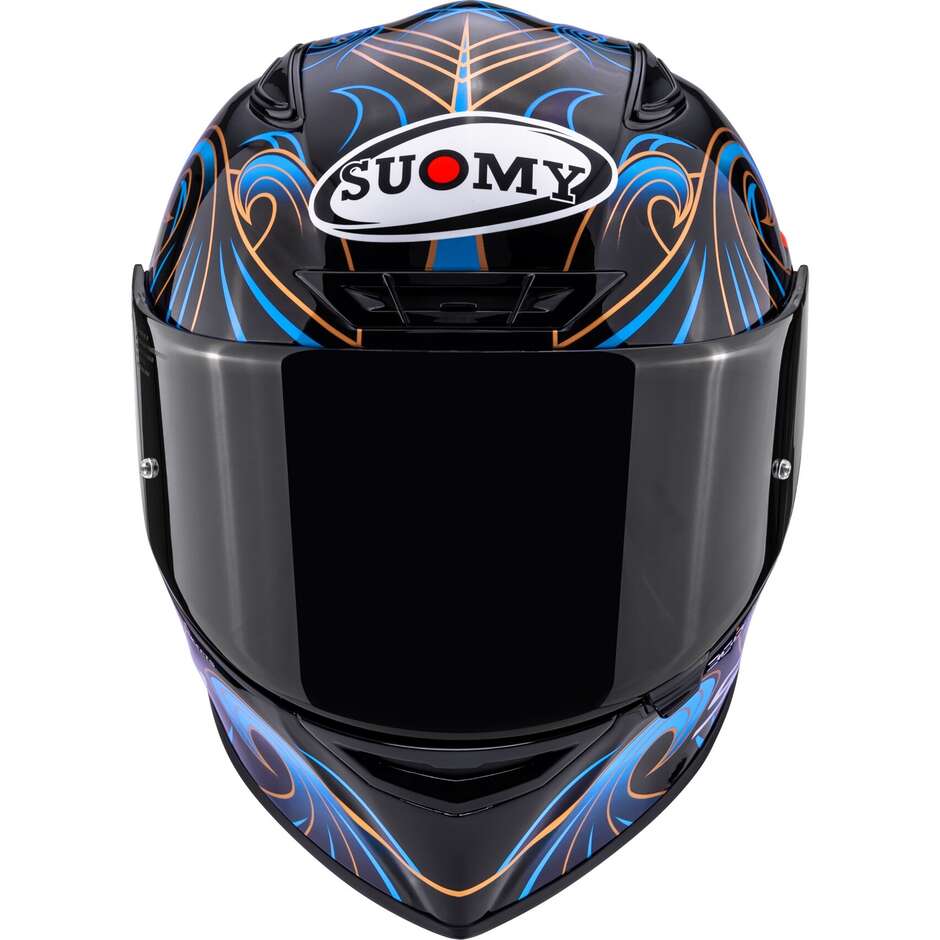 Suomy TRACK-1 WAVES Integralhelm Motorrad Schwarz
