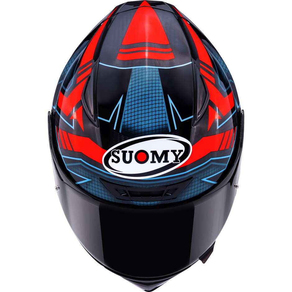 Suomy TX-PRO FLAWLESS Integralhelm für Motorrad, Rot