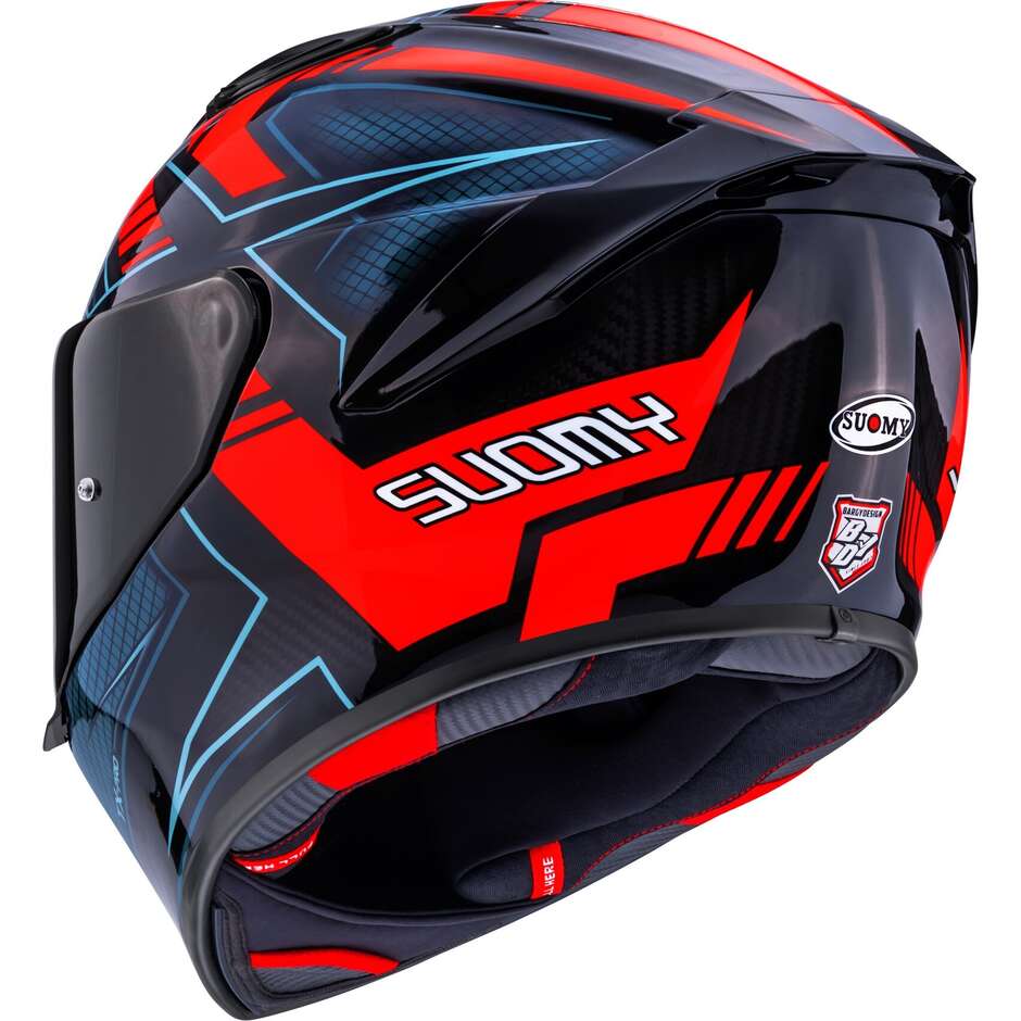 Suomy TX-PRO FLAWLESS Integralhelm für Motorrad, Rot