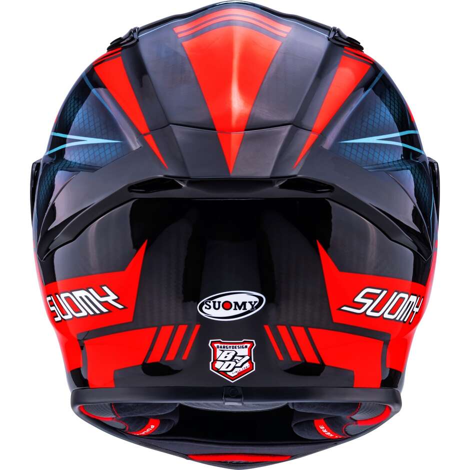 Suomy TX-PRO FLAWLESS Integralhelm für Motorrad, Rot
