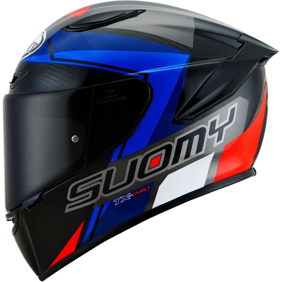Suomy TX-PRO GLAM Blue Racing Integral Motorcycle Helmet