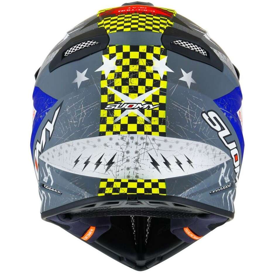 Suomy X-WING JETFIGHTER Cross Enduro Motorradhelm Mattblau
