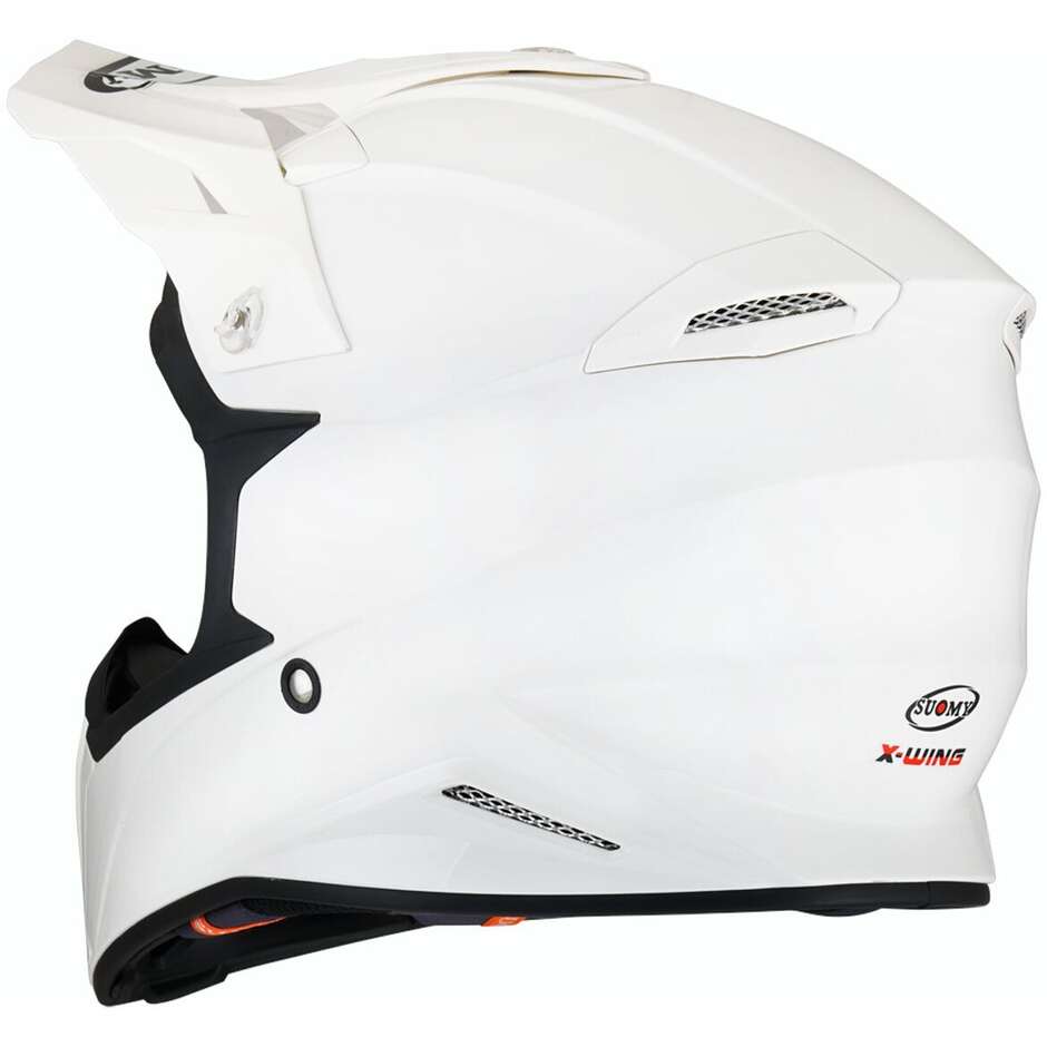 Suomy X-WING PLAIN Cross Enduro Motorradhelm Weiß