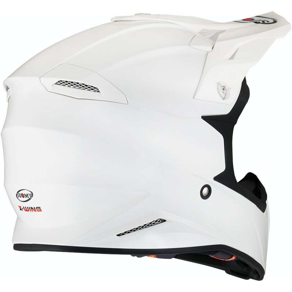 Suomy X-WING PLAIN Cross Enduro Motorradhelm Weiß