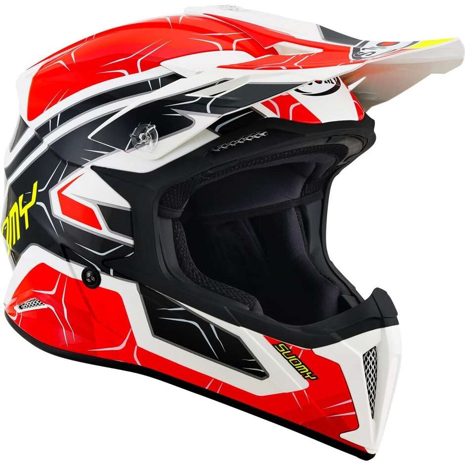 Suomy X-WING SUBATOMIC Cross Enduro motorcycle helmet Black Red