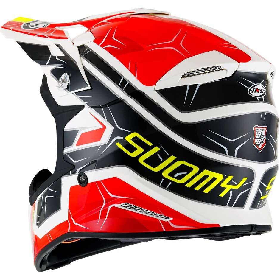 Suomy X-WING SUBATOMIC Cross Enduro motorcycle helmet Black Red