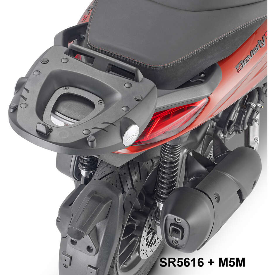 Support arrière pour top case Givi Monolock SR5616 Pour PIAGGIO Beverly 300-400 HPE (21 > 24)