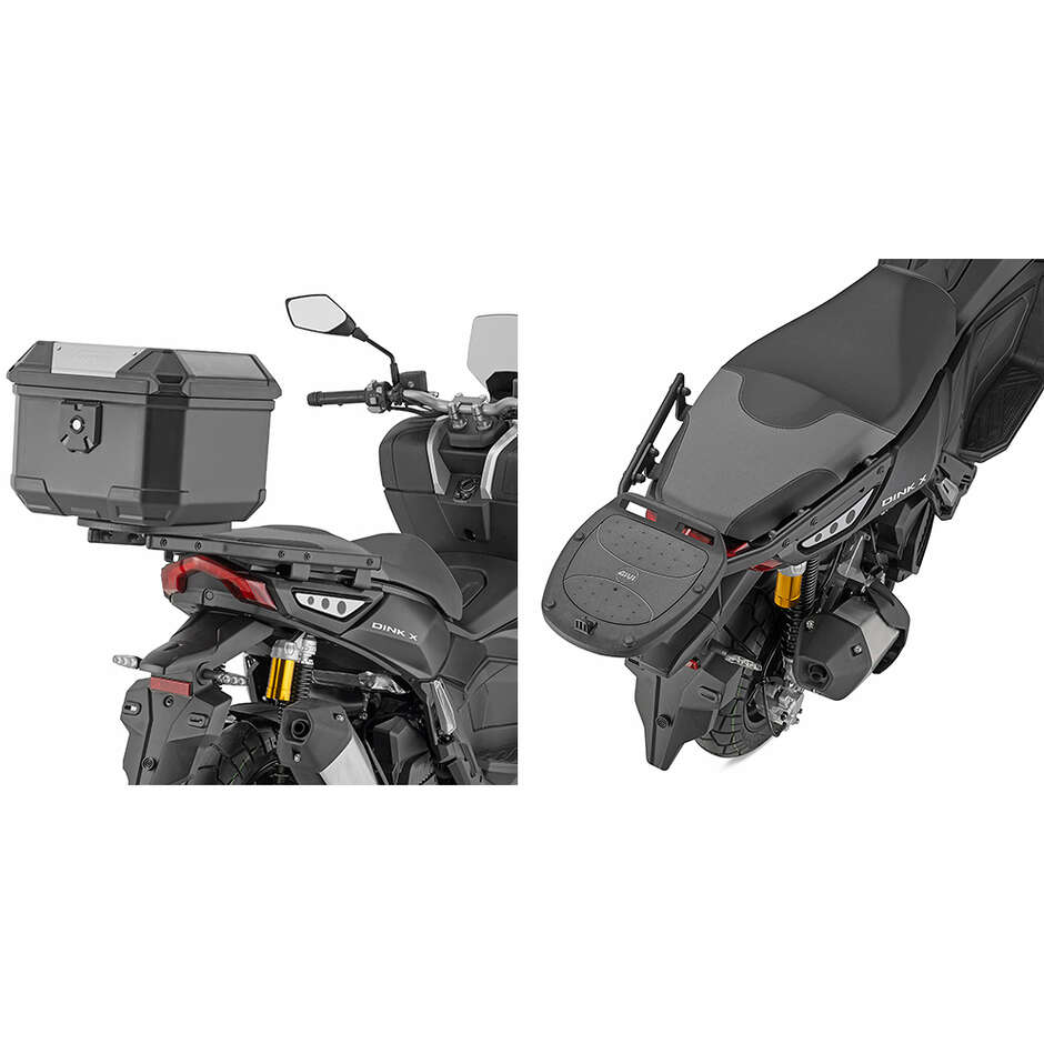 Support arrière pour top case GIVI SR6129 MONOLOCK spécifique pour KYMCO Dink X 125 (25-26)