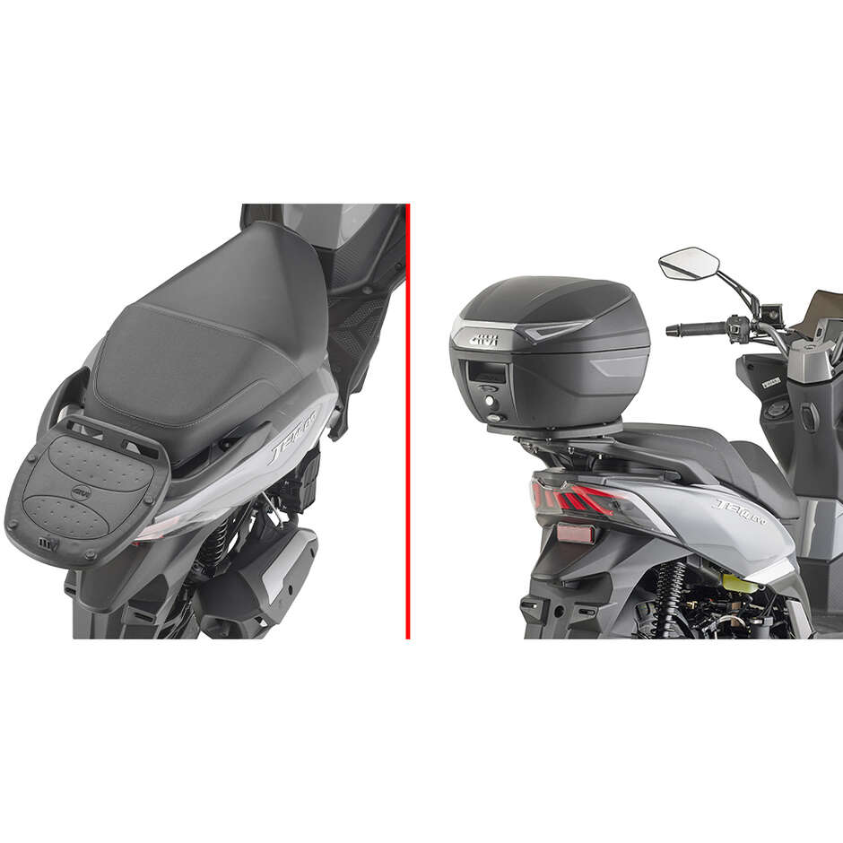 Support arrière pour top case Monolock GIVI SR7071 pour SYM Jet14 Evo 125-200 E5+ (24)