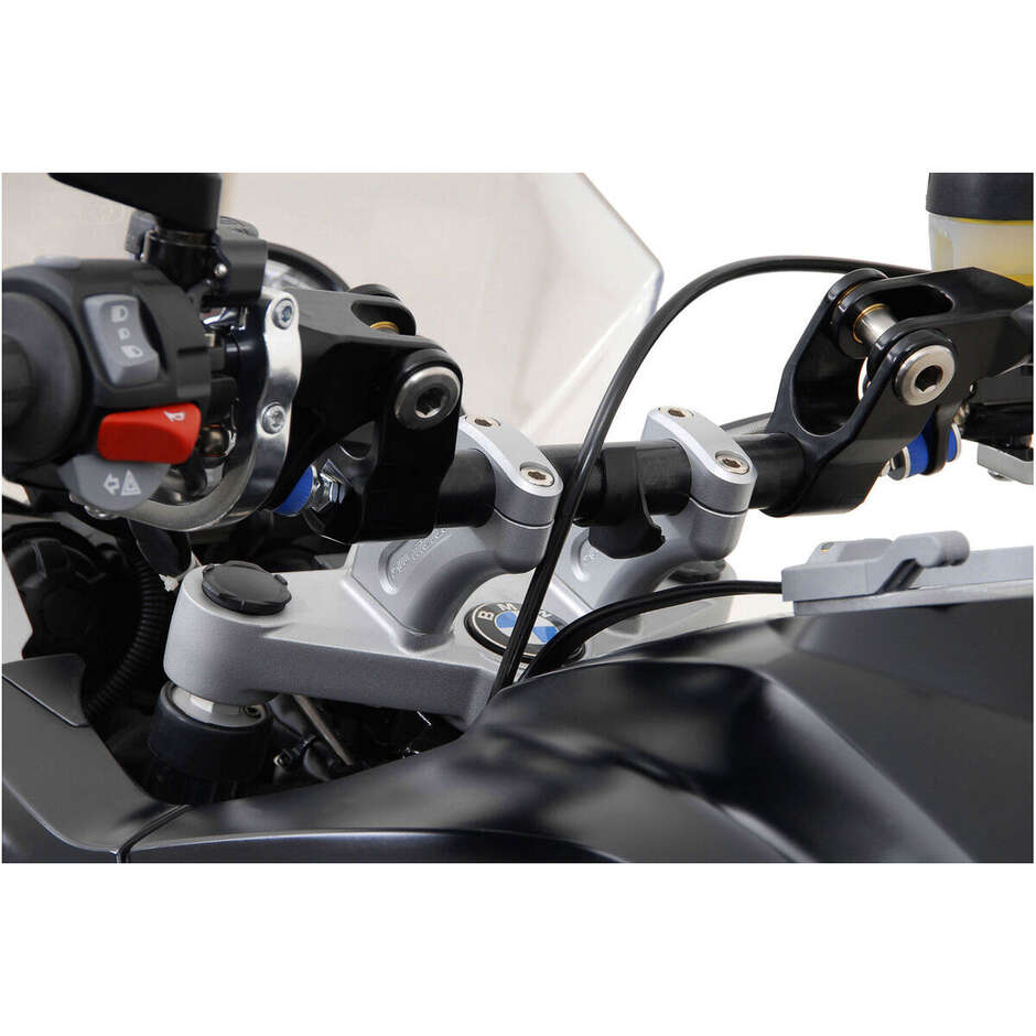 Support de guidon argenté SW-Motech LEH.07.039.12200/S pour BMW R1200GS