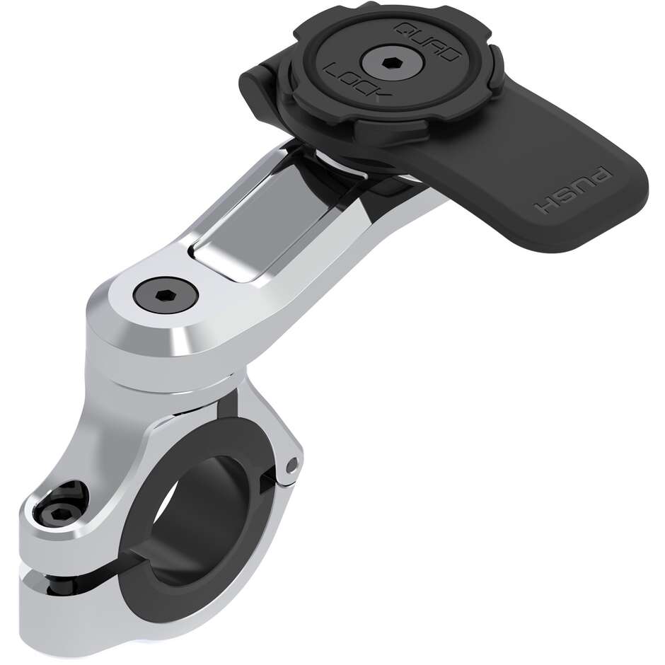 Support de guidon chromé Quad Lock QLM-HBR-CHR Pro