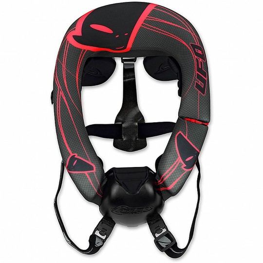 Support de nuque Moto Cross NSS Neck Support System Ufo Plast Neon Red