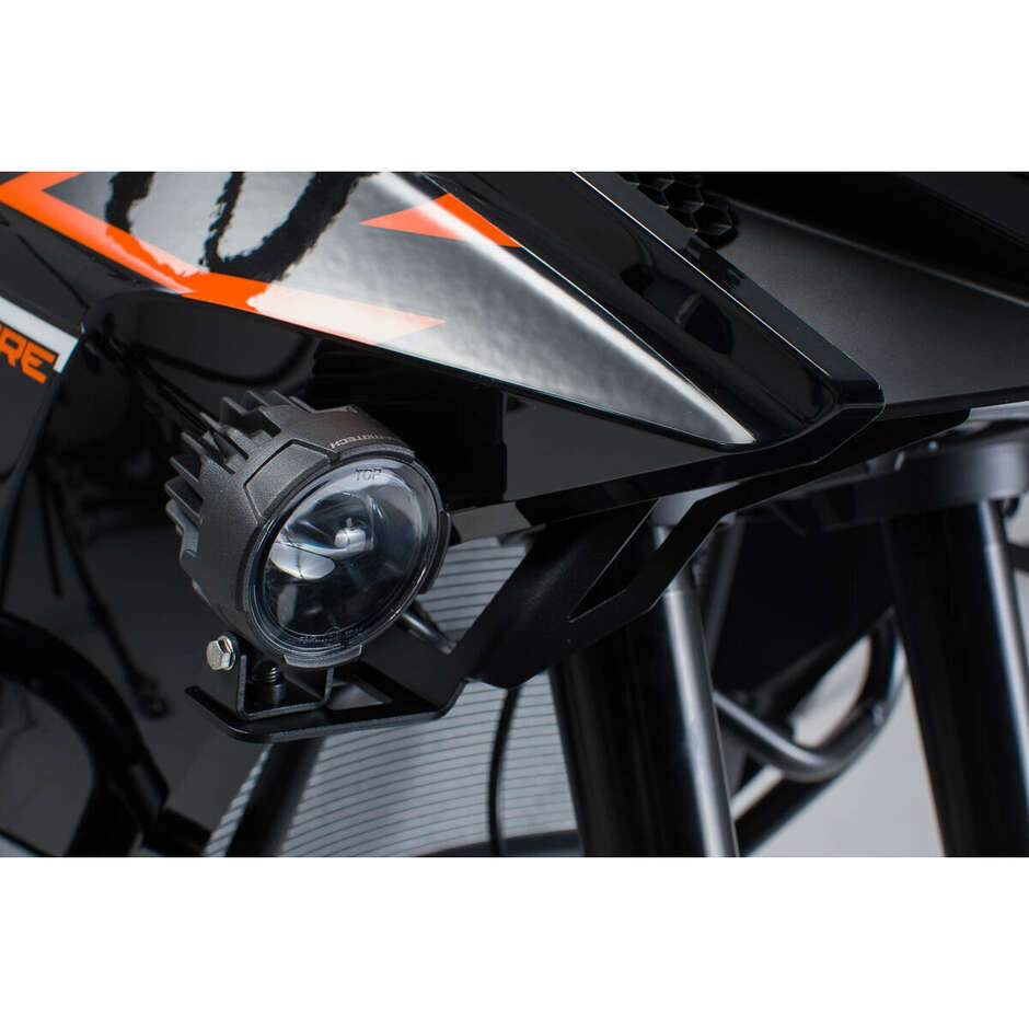 Support de phare noir SW-Motech NSW.04.004.10201/B pour KTM 1050/1090 Advanced et 1190 Advanced/R