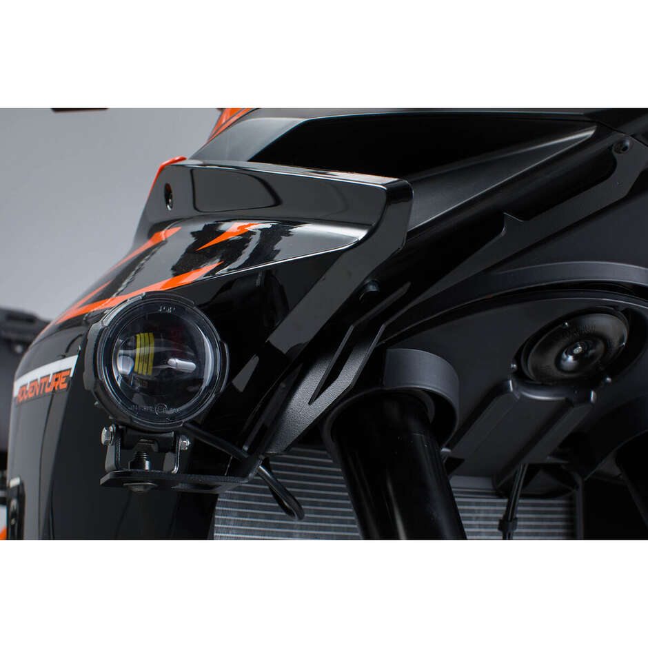 Support de phare noir SW-Motech NSW.04.004.10201/B pour KTM 1050/1090 Advanced et 1190 Advanced/R