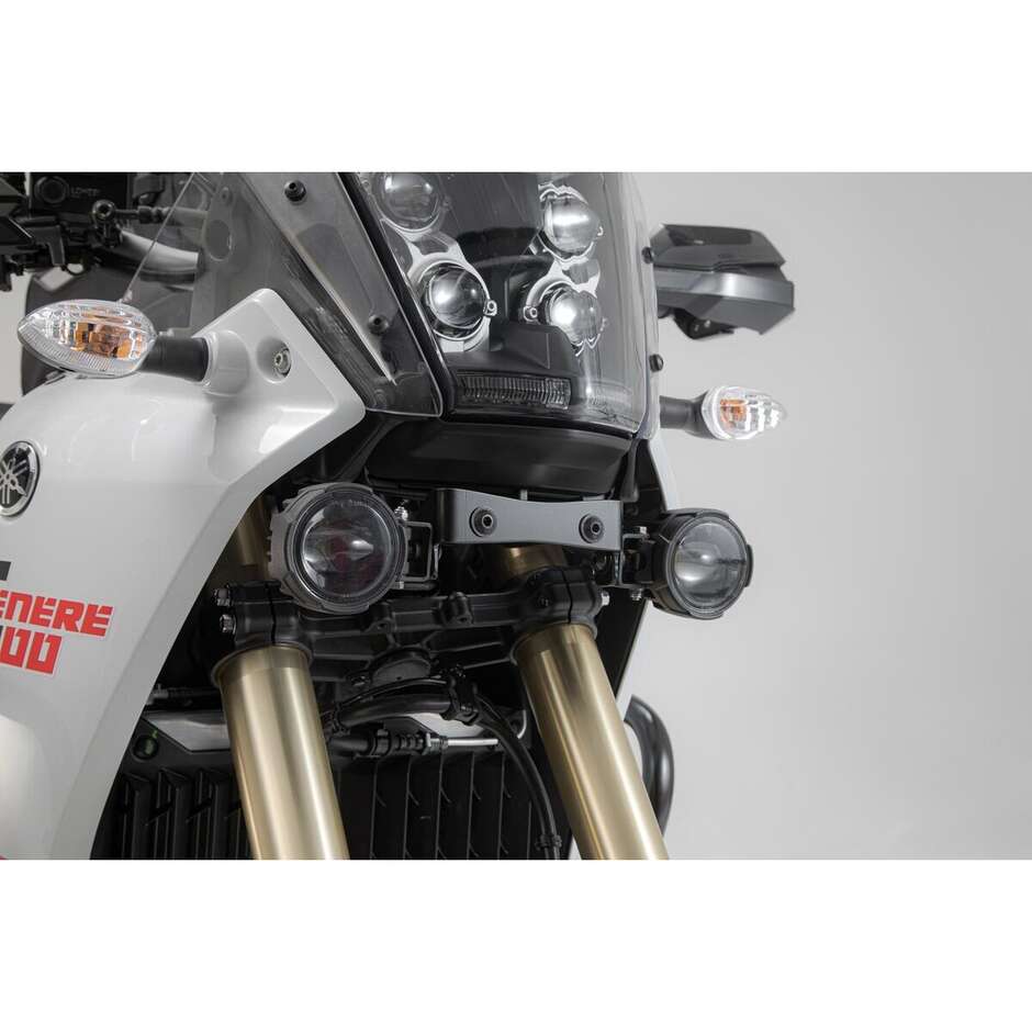 Support de phare noir Sw-Motech NSW.06.799.10000/B pour modèles Yamaha Tenere 700 (19-)