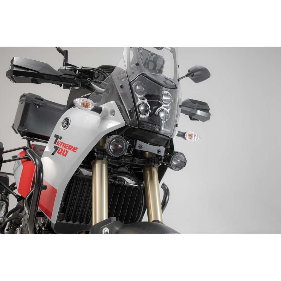 Support de phare noir Sw-Motech NSW.06.799.10000/B pour modèles Yamaha Tenere 700 (19-)