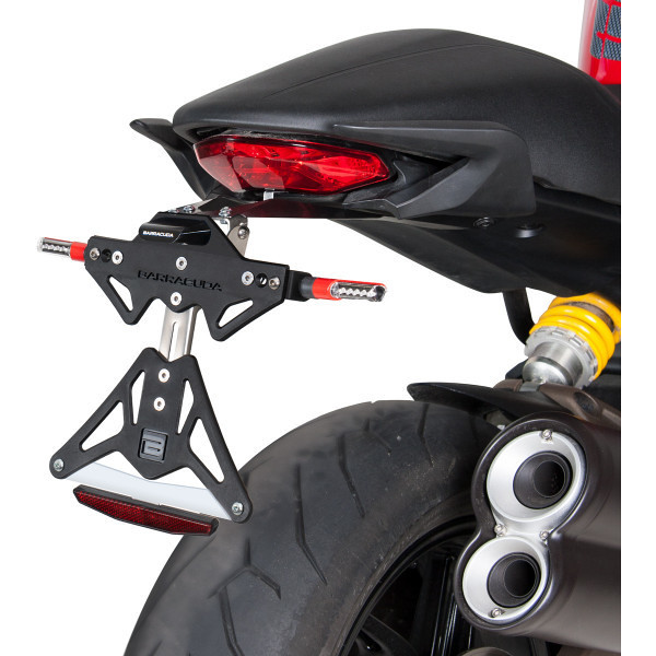 Support de plaque d'immatriculation Barracuda spécifique pour Ducati Monster  821 (2014-17)