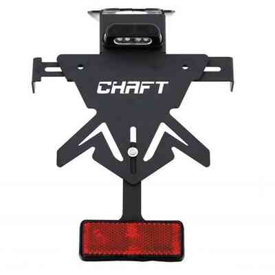 Lampa 90143 Support De Plaque D'Immatriculation Pour Moto - Noir