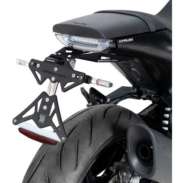 Support de plaque d'immatriculation moto Barracuda spécifique pour Kawasaki  Z900 RS (2018-2022) Vente en Ligne 