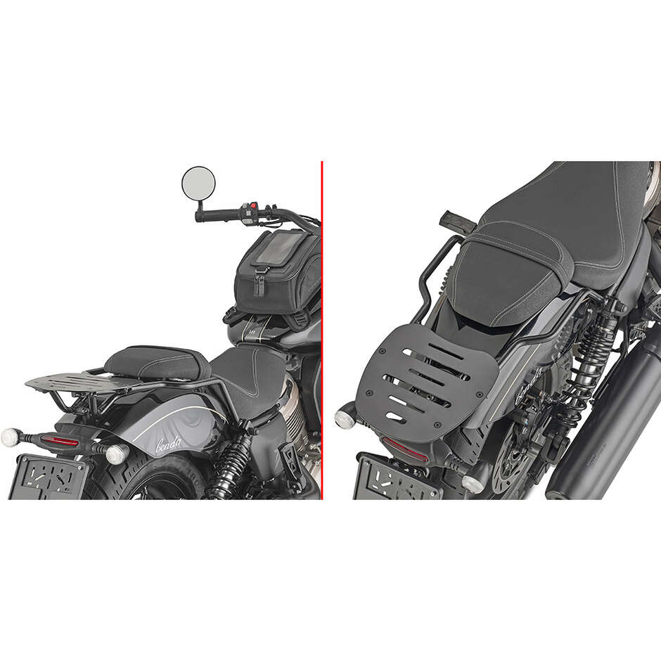 Support de top case arrière Givi SR9770 Monolock pour BENDA CHINCHILLA 500 (25 > 26)