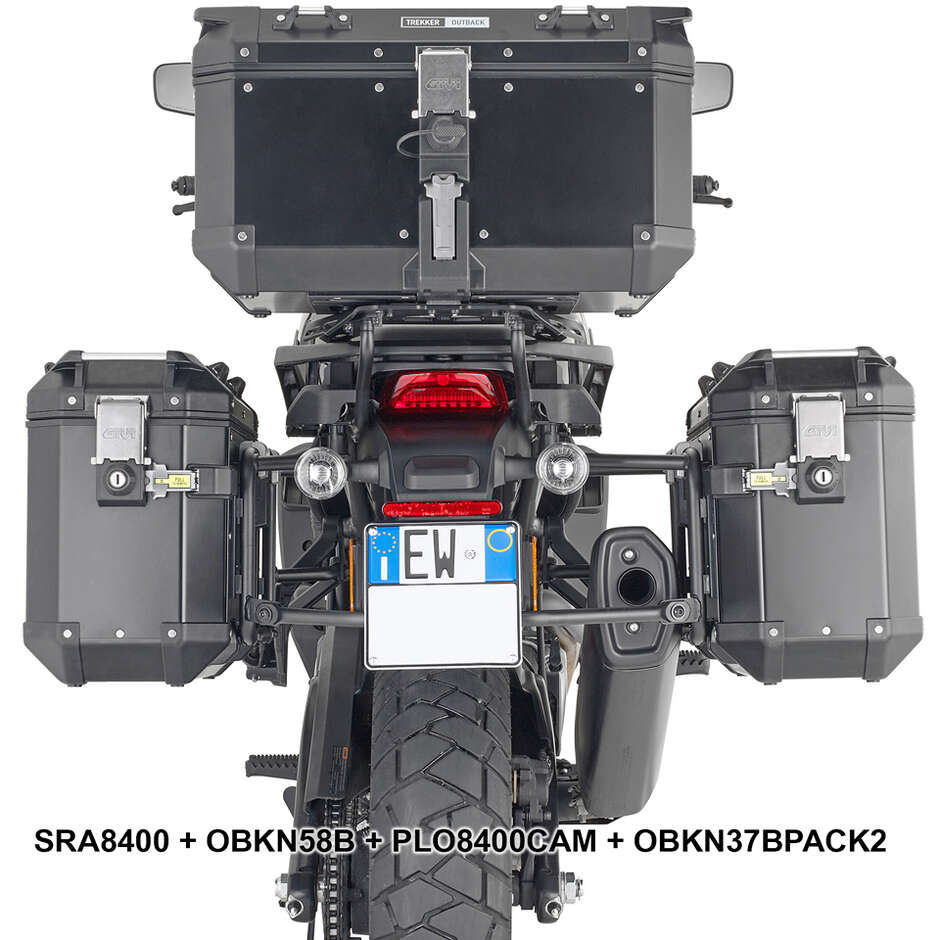 Support de valise latérale PL ONE-FIT pour valises MONOKEY CAM-SIDE Givi PLO8400CAM Pour HARLEY DAVIDSON Pan America 1250 (21 > 24)