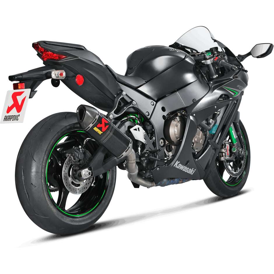 Support d'échappement Akrapovic P-MBK10E2 spécifique pour KAWASAKI ZX-10R Ninja (16-20) ; ZX-10RR Ninja (17-19); ZX-10R Ninja SE (18-20)