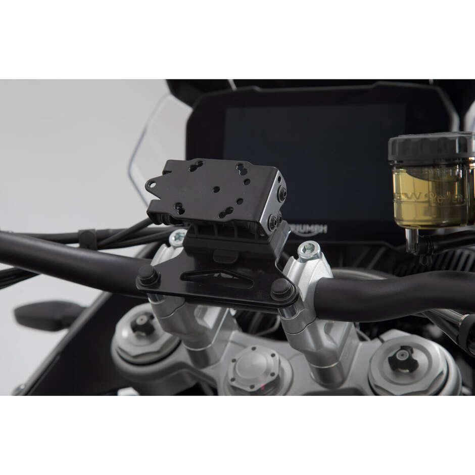 Support GPS de guidon Sw-Motech GPS.11.646.10202/B pour modèles Honda / Suzuki / Triumph