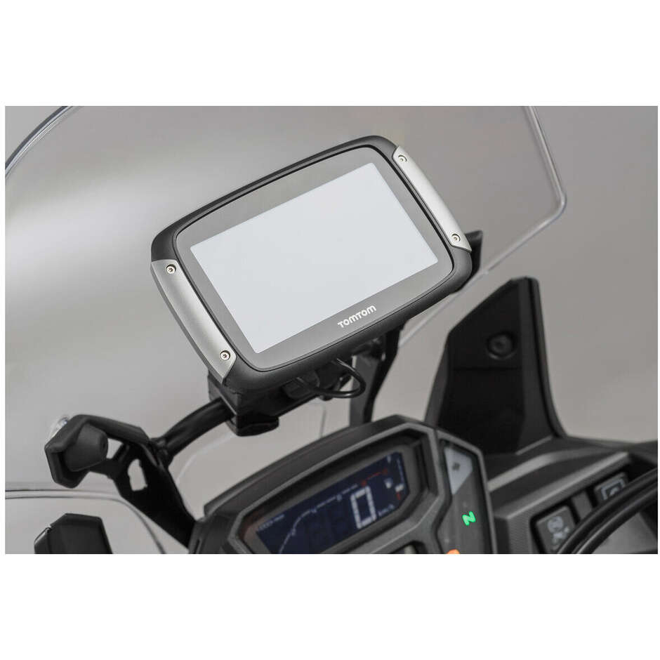 Support GPS pour tube de diamètre 10/12 mm SW-Motech GPS.00.646.10500/B Noir