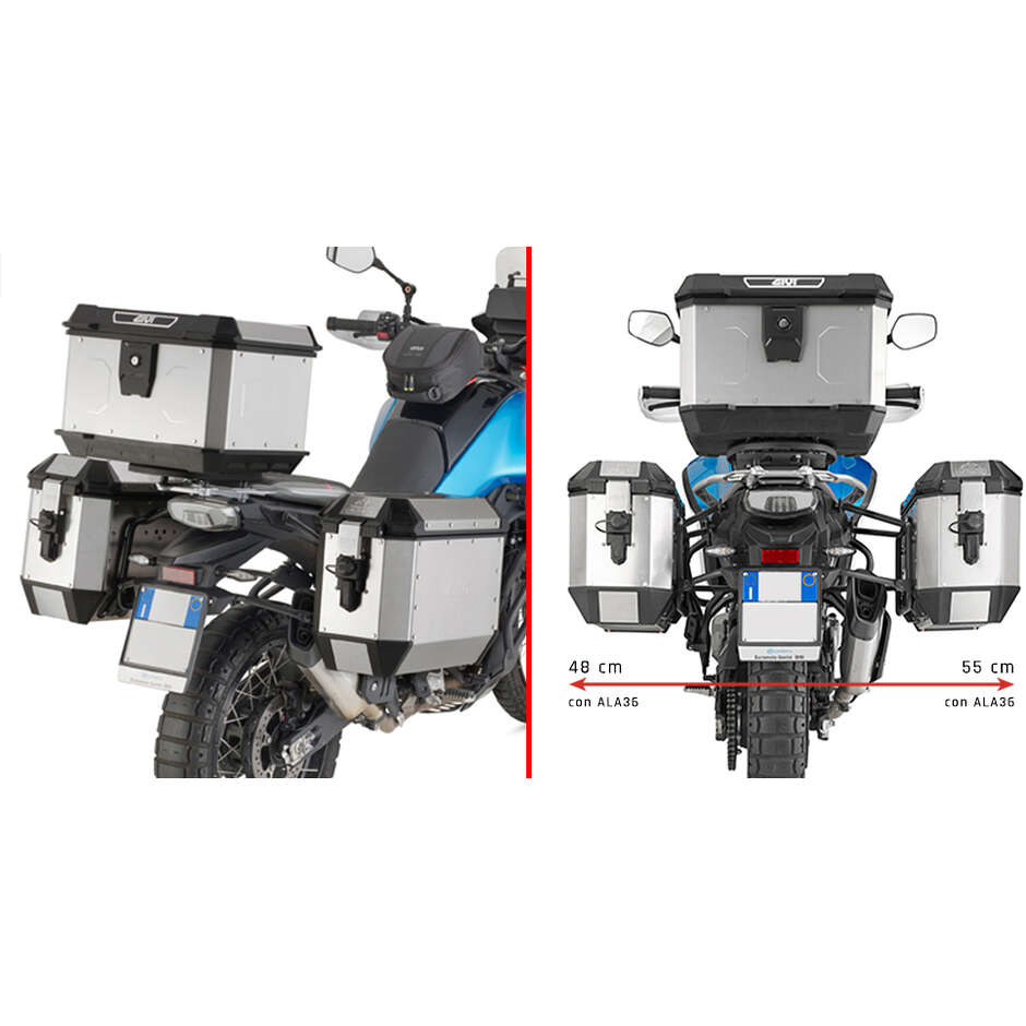 Support spécifique pour valises latérales MONOKEY Givi PL9226 Pour CFMOTO 450 MT (24)