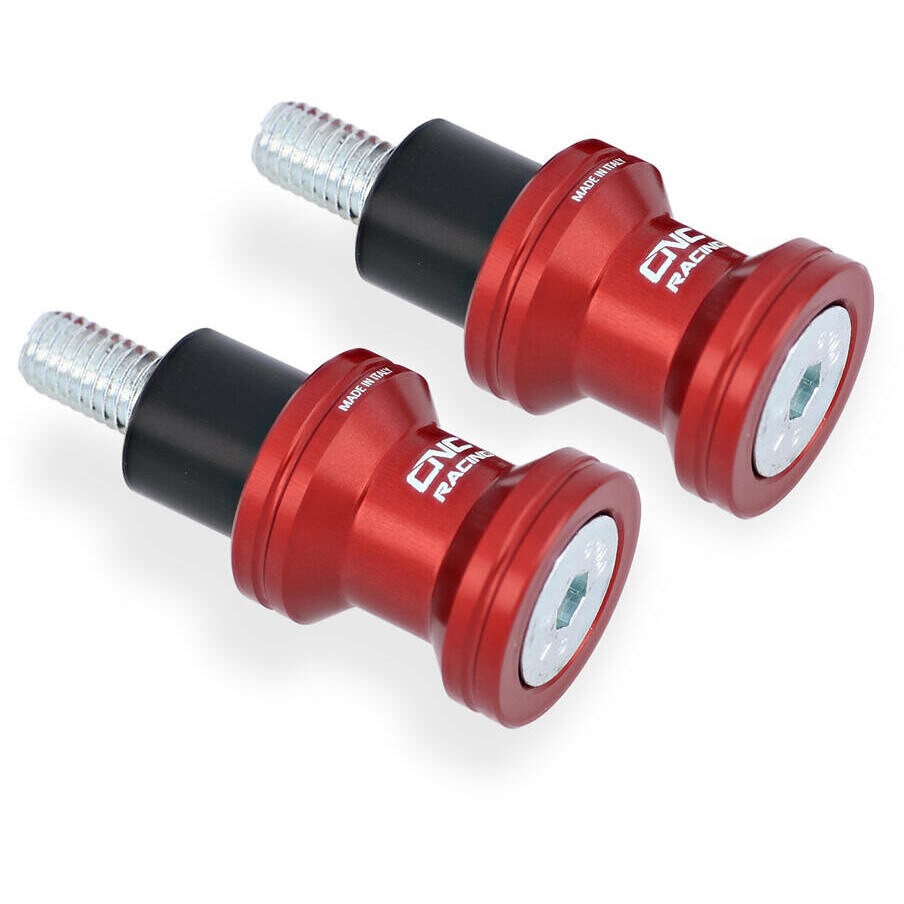 Supporti cavalletto M8 CNC Racing SC195 Rosso