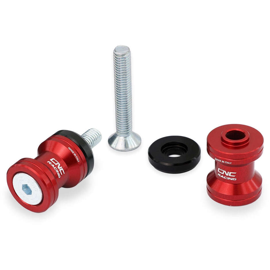 Supporti cavalletto M8 CNC Racing SC197 Rosso