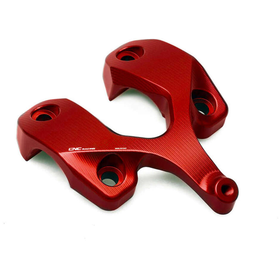 Supporto ammortizzatore di sterzo RM250 - Riser superiore Ducati Monster 1200 CNC Racing Rosso
