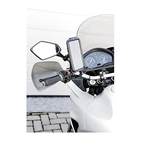 Supporto Moto Porta Smartphone Lampa Opti Mirror Con Morsetto 9-14 mm