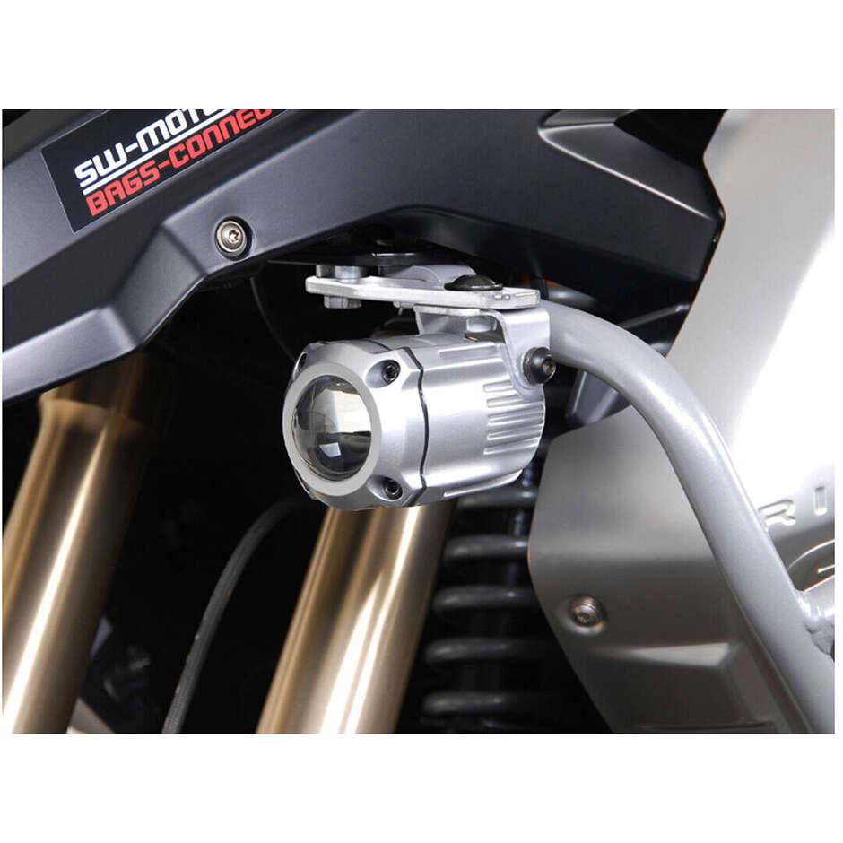 Supporto Per Faretti Argento / Nero Sw-Motech NSW.07.563.10000/S Per BMW R 1200 GS (08-12)