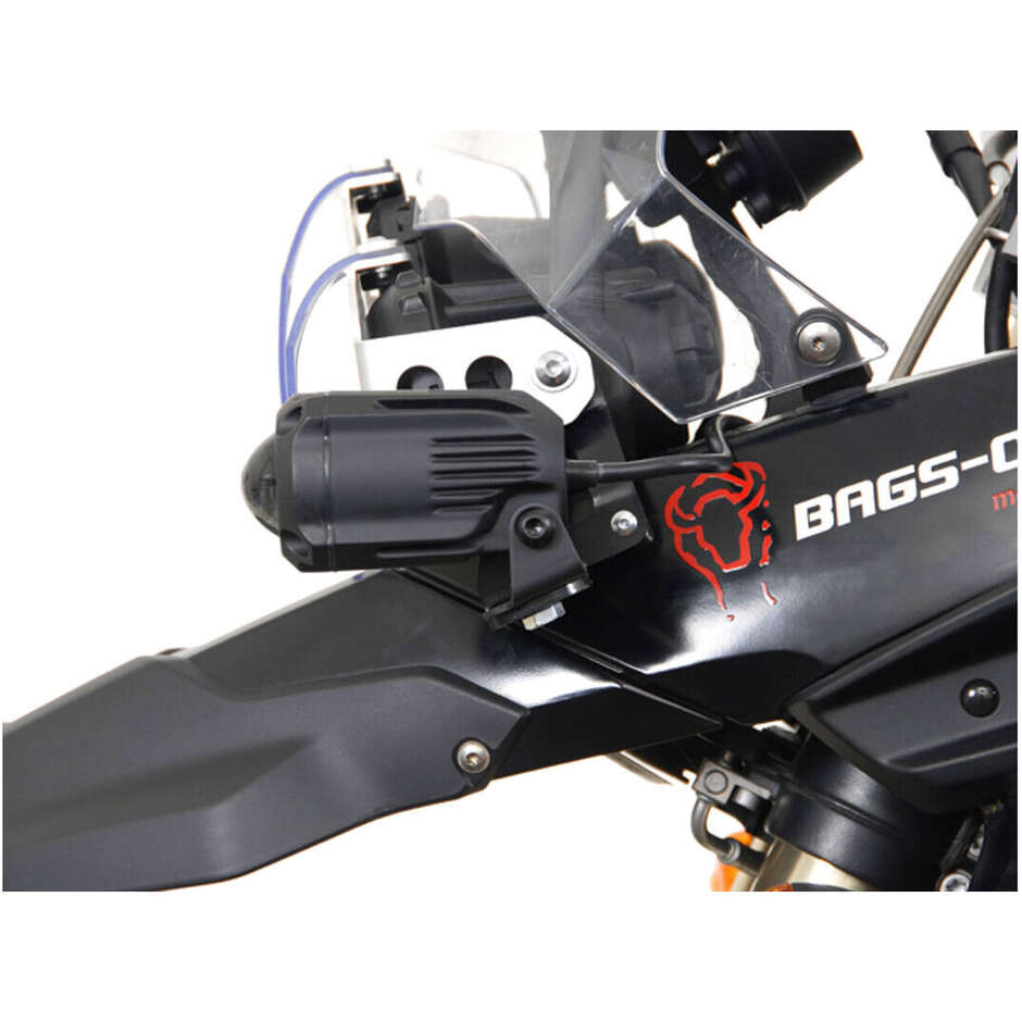 Supporto Per Faretti Nero Sw-Motech NSW.07.004.10000/B Per BMW F 800 GS (08-12) / F 650 GS (07-11)