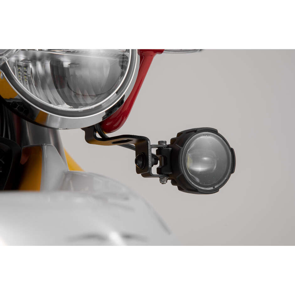 Supporto Per Faretti Nero Sw-Motech NSW.17.925.10000/B Per Moto Guzzi V85 TT (19-23)