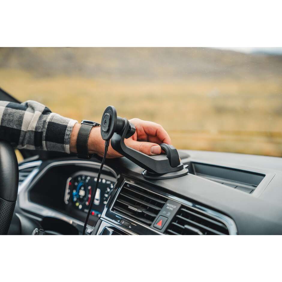 Supporto Quad Lock QLM-CAR-6 Auto A Ventosa Per Parabrezza/Cruscotto