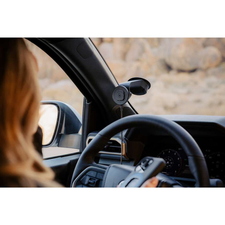 Supporto Quad Lock QLM-CAR-6 Auto A Ventosa Per Parabrezza/Cruscotto