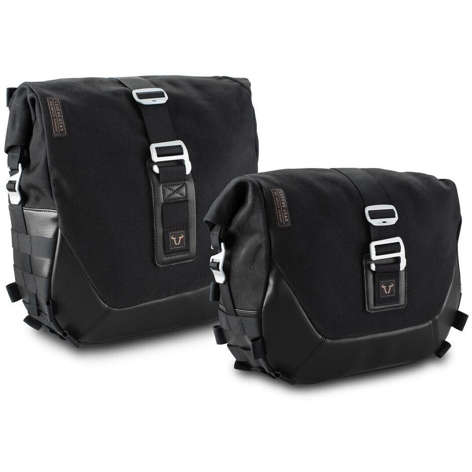 Sw-Motech BC.HTA.22.577.20200 Complete Set with Legend Gear LC1/LC2 Black Edition Bags + SLC Side Carriers for DUCATI Scarambler 400 (16-20); Scrambler 803 (15-18)