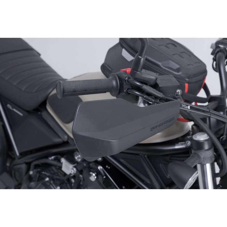Sw-Motech HDG.00.220.20000/B Sport Handschutz-Kit Schwarz Für 1-Punkt-Montage