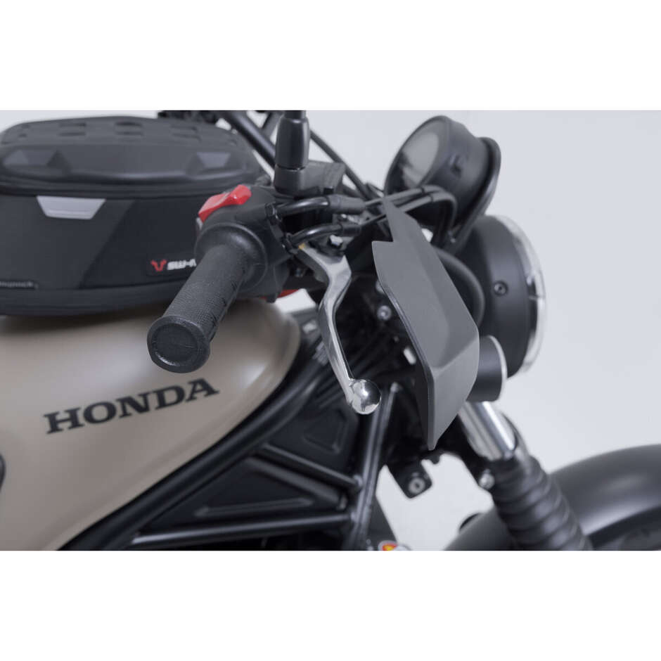Sw-Motech HDG.00.220.20000/B Sport Handschutz-Kit Schwarz Für 1-Punkt-Montage