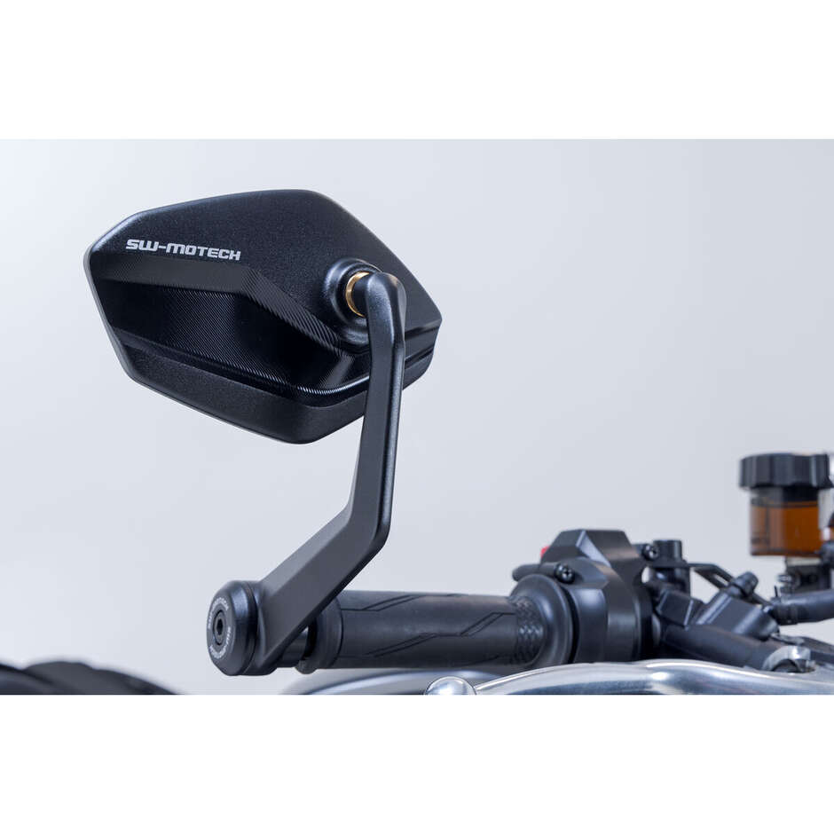 Sw-Motech MIR.06.861.10000 Bar End Mirrors For YAMAHA MT-07 (16-24); MT-09 (16-20); MT-10 (16-24)