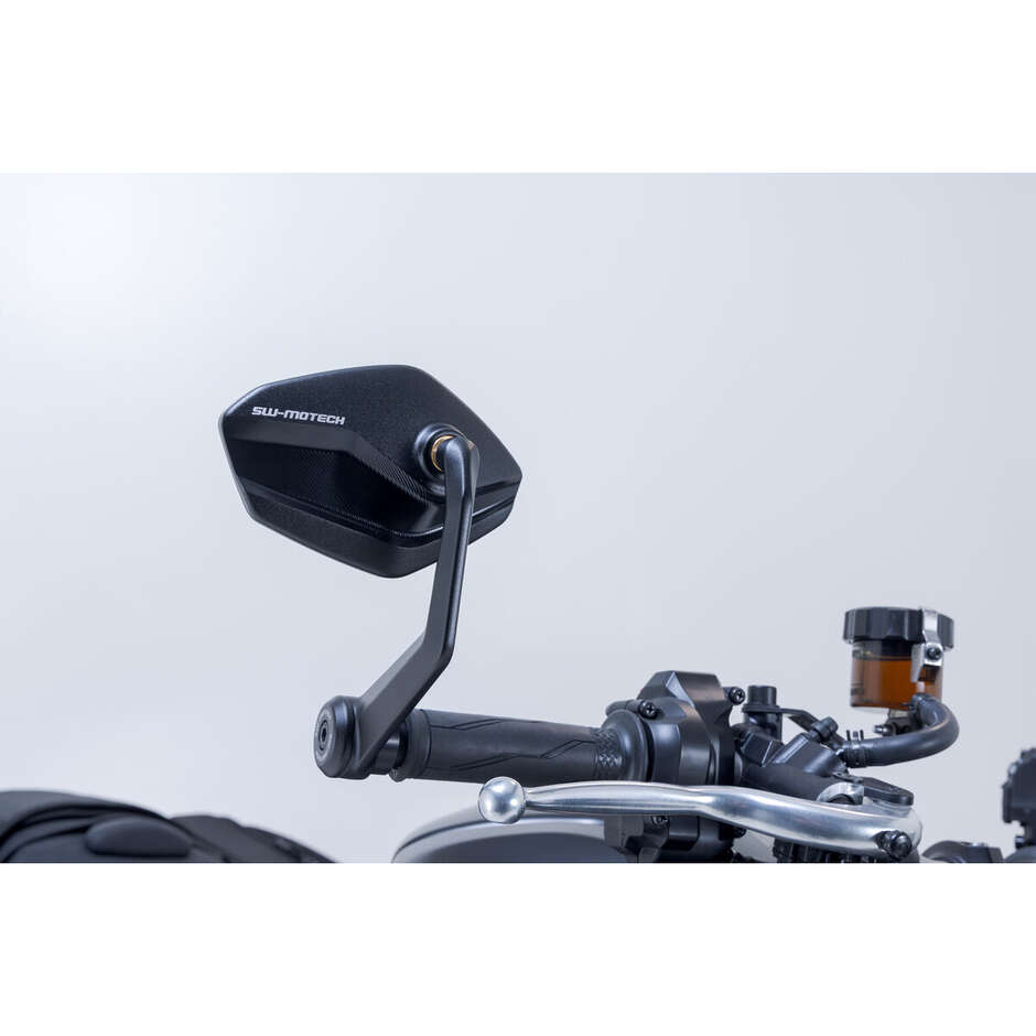 Sw-Motech MIR.06.861.10000 Bar End Mirrors For YAMAHA MT-07 (16-24); MT-09 (16-20); MT-10 (16-24)