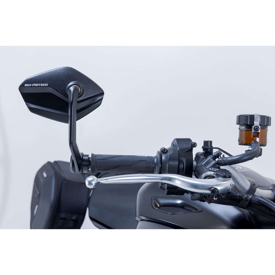 Sw-Motech MIR.06.861.10000 Bar End Mirrors For YAMAHA MT-07 (16-24); MT-09 (16-20); MT-10 (16-24)