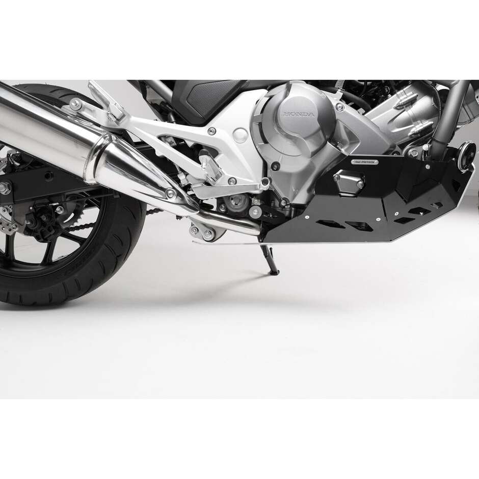 Sw-Motech MSS.01.151.10101 Schwarz Silber Motorrad Motorschutz Honda NC700/NC750 mit DCT