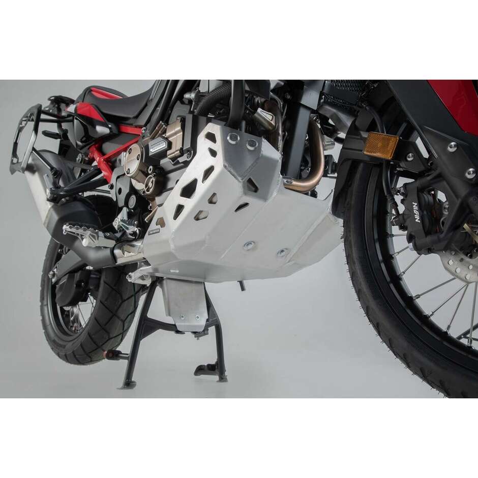 Sw-Motech MSS.01.942.10100/S Silberner Motorrad-Motorschutz Honda CRF1100L/AS (19-) mit SBL