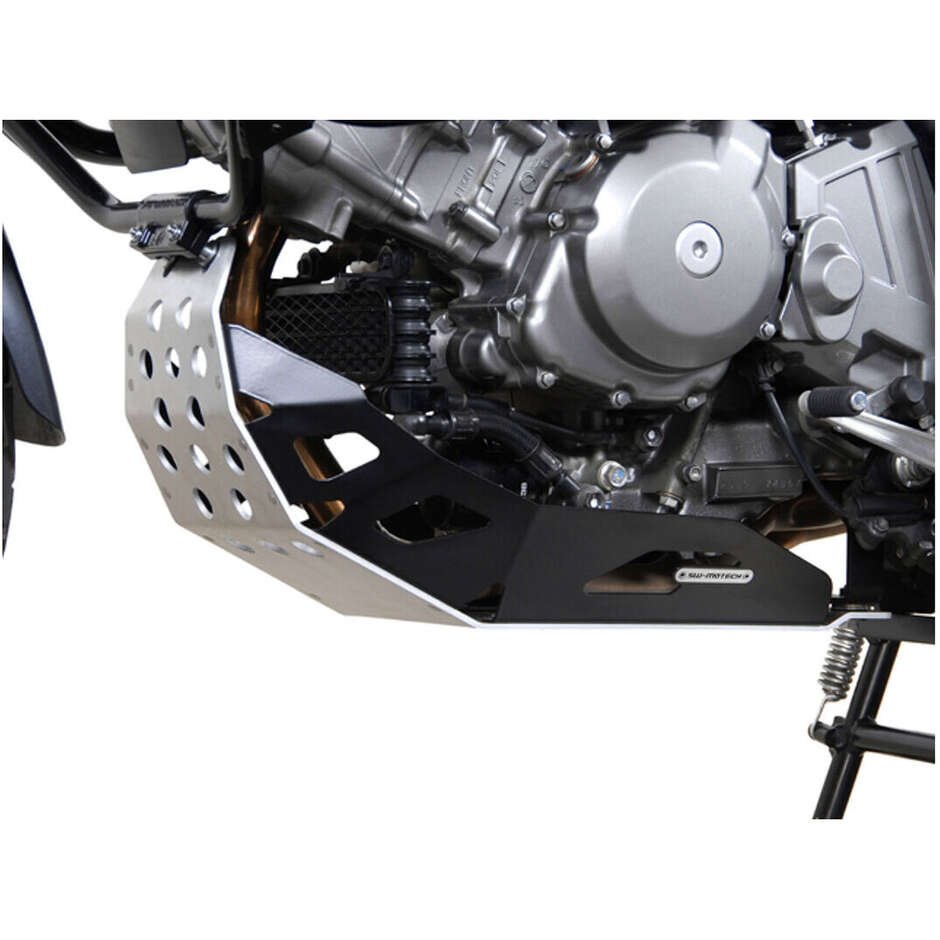 Sw-Motech MSS.05.296.10001/B Black Silver Motorcycle Engine Guard Suzuki DL 650 V-Strom (04-10)
